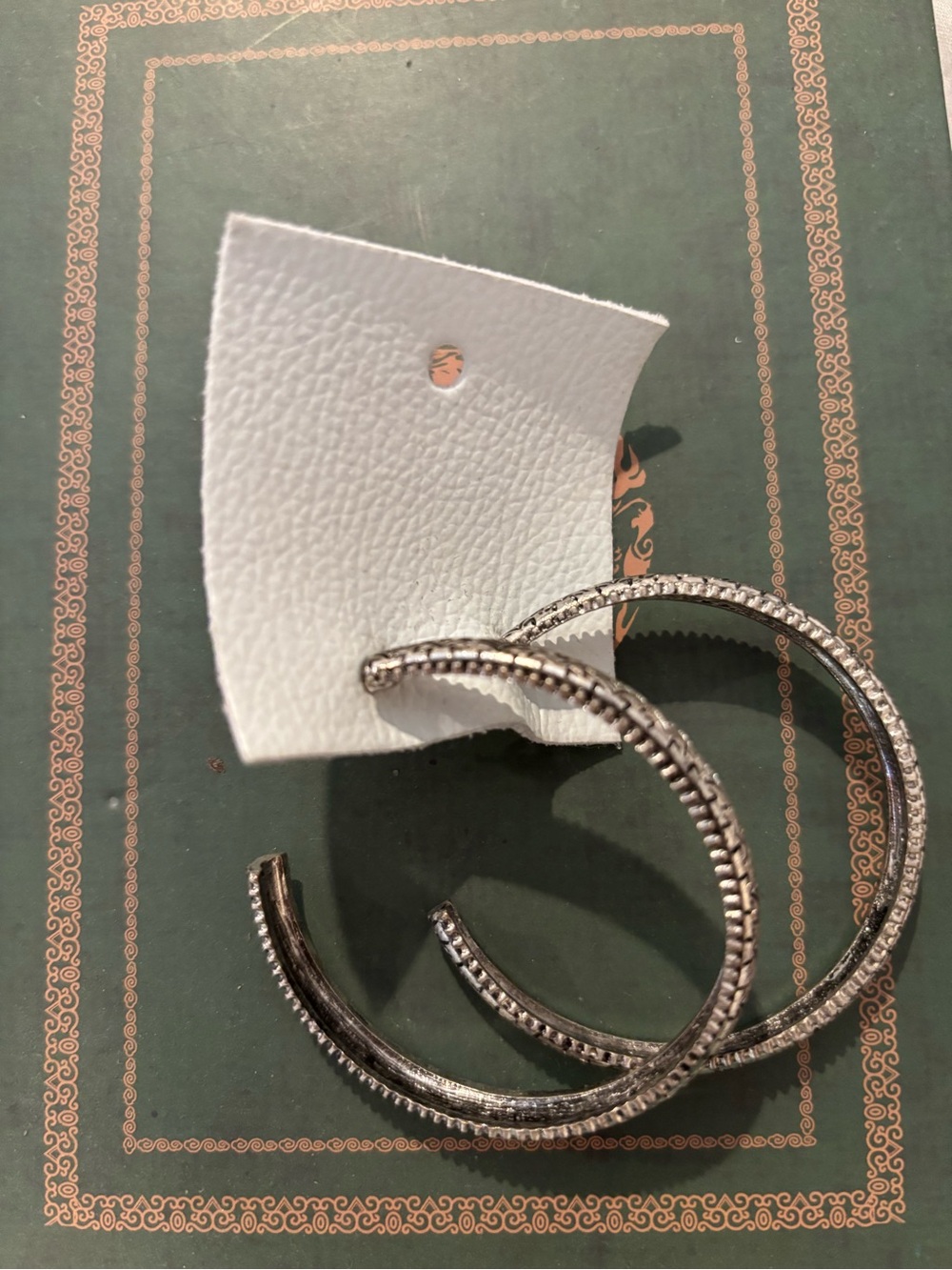 Free People "Thunder Kiss" Hoop Earrings NEW